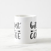 Mug Mais Le Premier Café Drôle Dire Amateurs De Café  (Centre)