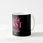 Mug Mais le premier yoga (Devant droit)