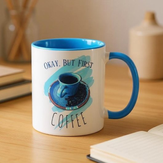 Mug Mais le T-shirt de la première soucoupe de café de
