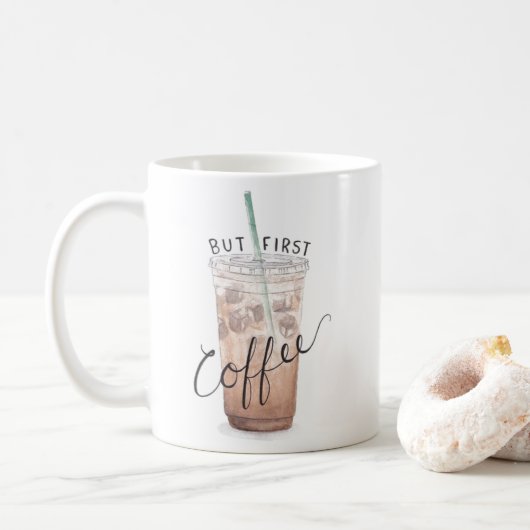 Mug Mais Premier Hipster De Café (Avec donut)
