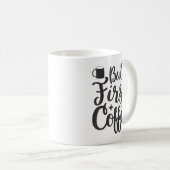 Mug Mais premier T-shirt café (Devant droit)