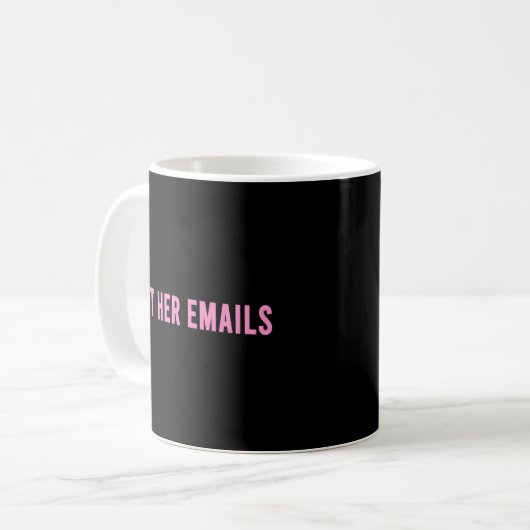 Mug Mais ses emails (Devant gauche)