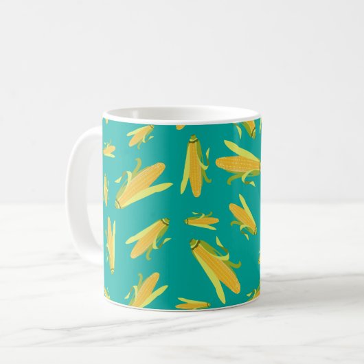 Mug Maïs Sur Le Motif Cob (Devant gauche)