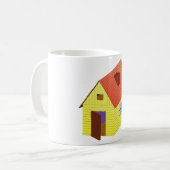 Mug Maison à granges jaunes (Devant gauche)