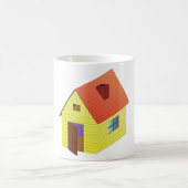 Mug Maison à granges jaunes (Centre)