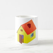 Mug Maison à granges jaunes