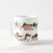 Mug Maison à l'aquarelle (Devant gauche)