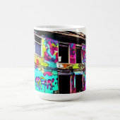 Mug Maison abandonnée avec Graffiti coloré (Centre)