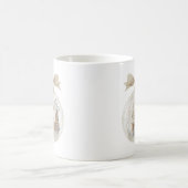 Mug Maison aquarelle dans boule à neige (Centre)