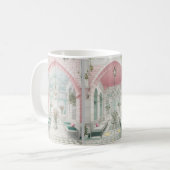 Mug Maison arabe traditionnelle Design Damas (Devant gauche)