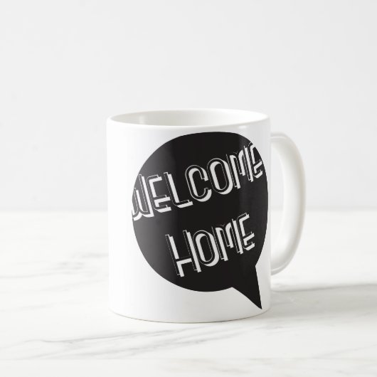 Mug Maison bienvenue (Devant droit)