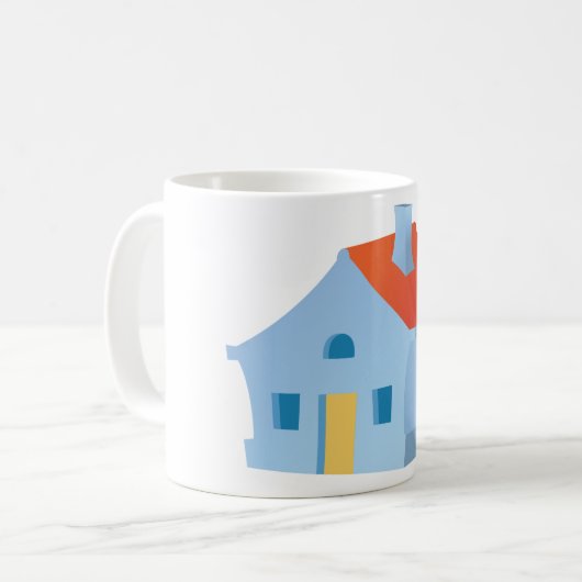 Mug Maison bleue (Devant gauche)