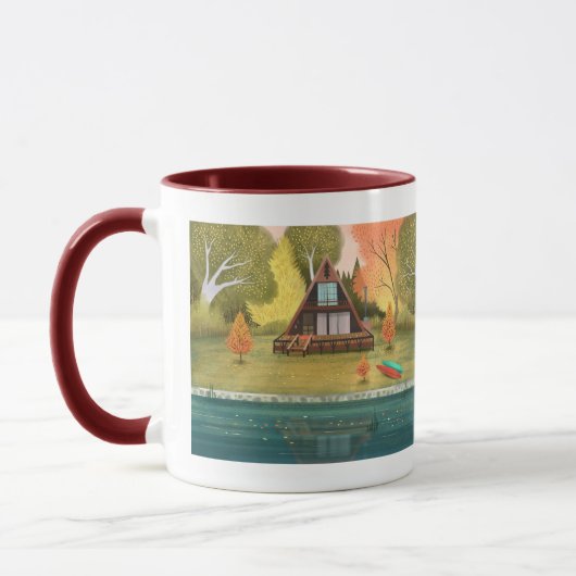 Mug Maison de Cabine A-Frame | (Gauche)