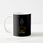 Mug Maison de café noir classique (Gauche)