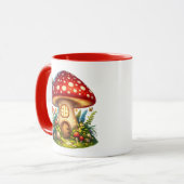 Mug Maison de champignons Magique Cottage (Devant gauche)