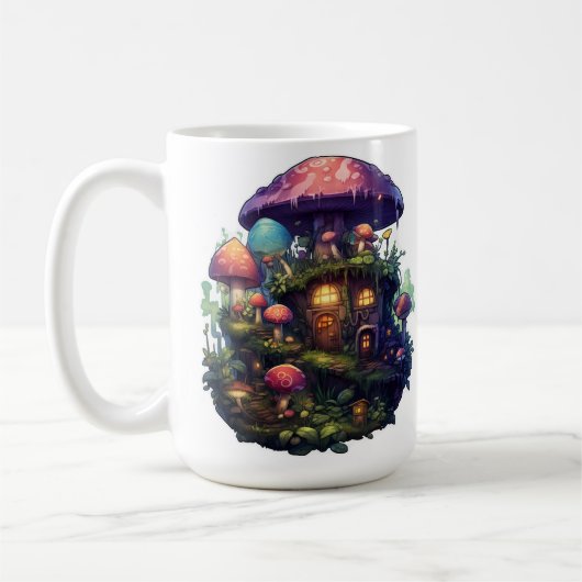 Mug Maison de champignons magiques (Gauche)