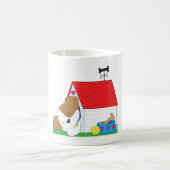 Mug Maison de chien pour chiot endormi Chien de compag (Centre)