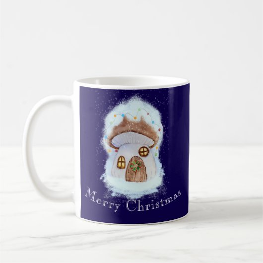 Mug maison de fée de Noël (Gauche)