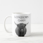 Mug Maison de ferme personnalisée Cabine Lodge Highlan (Gauche)