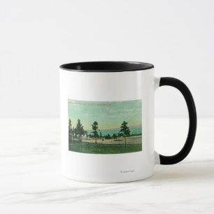 Mug Maison de garde, vue de personnel de drapeau chez