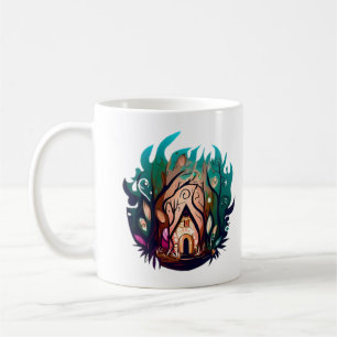 Mug Maison de la forêt naturelle enchantée