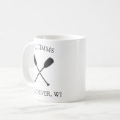 Mug Maison de lac personnalisée (Devant gauche)