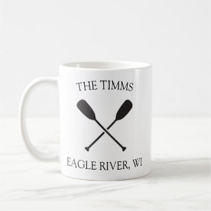 Mug Maison de lac personnalisée