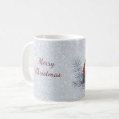 Mug Maison de Noël Pine des neiges Baies d'eau (Devant gauche)
