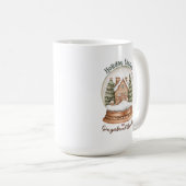 Mug Maison de pain d'épice Noël Globe des neiges (Devant droit)