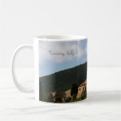 Mug Maison de paysage de campagne de la Toscane, (Gauche)