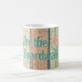 Mug Maison de plage en bois peint côté océan (Centre)