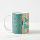 Mug Maison de plage en bois peint côté océan (Gauche)