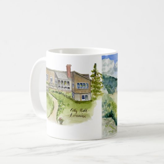 Mug Maison de plage Lorraine (Devant gauche)