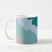 Mug Maison de plage océanique (Gauche)
