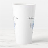 Mug Maison de Plage Personnalisé, Rayure Côtière B (Devant)