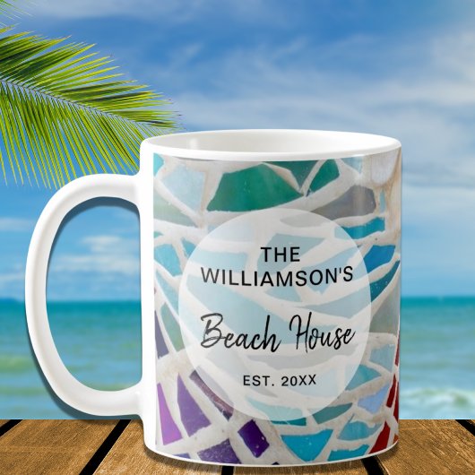 Mug Maison de plage personnalisée