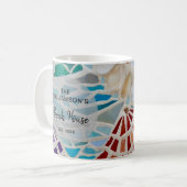 Mug Maison de plage personnalisée (Devant gauche)