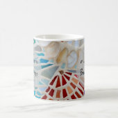 Mug Maison de plage personnalisée (Centre)