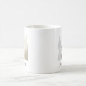 Mug Maison de village et Gnome rouge mignonne | Nom No (Centre)