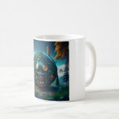 Mug Maison des Émoticônes Heureux (Devant droit)