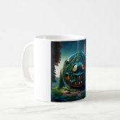 Mug Maison des Émoticônes Heureux (Devant gauche)