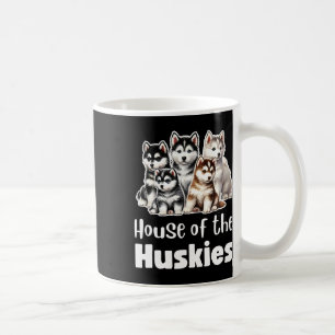 Mug Maison Des Huskies Jolie Aquarelle Puppy Huskies