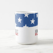 Mug Maison des libres grâce aux braves drapeau américa (Centre)