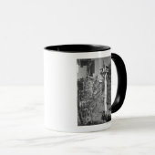 Mug Maison d'oiseau dans le jardin (Devant droit)