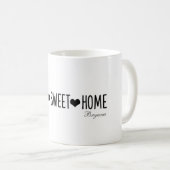 Mug Maison Douce Maison Personnalisée (Devant droit)