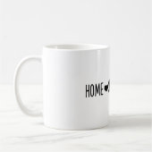 Mug Maison Douce Maison Personnalisée (Gauche)