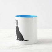 Mug Maison drôle de Namastay avec mon chien de golden (Centre)