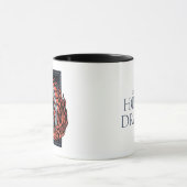 Mug MAISON DU DRAGON | Profil de dragon en flammes (Centre)
