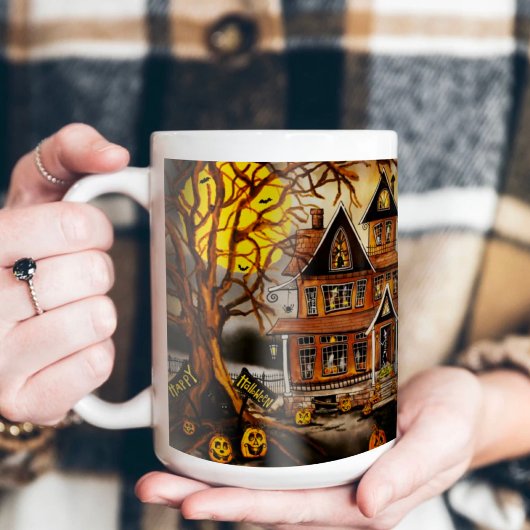 Mug Maison éffrayante Hantée Enfants Chaud cacao Inspi