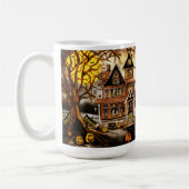 Mug Maison éffrayante Hantée Enfants Chaud cacao Inspi (Gauche)